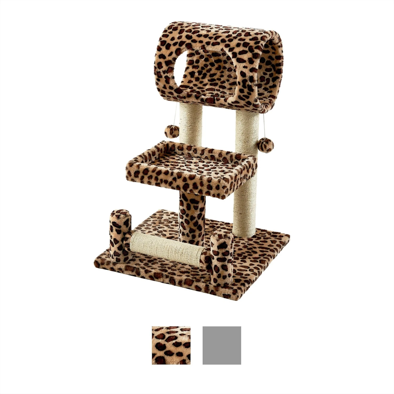 Frisco 28-in Faux Fur Cat Tree - Image 6