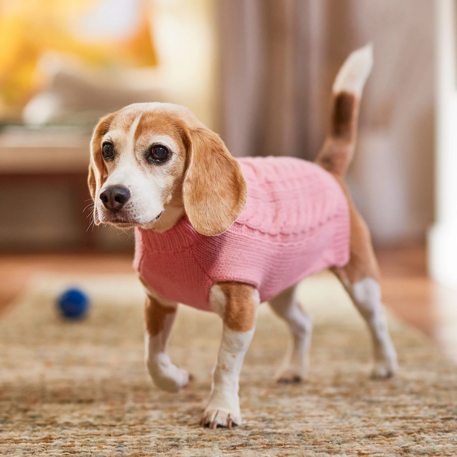 Frisco Dog & Cat Cable Knitted Sweater - Image 6