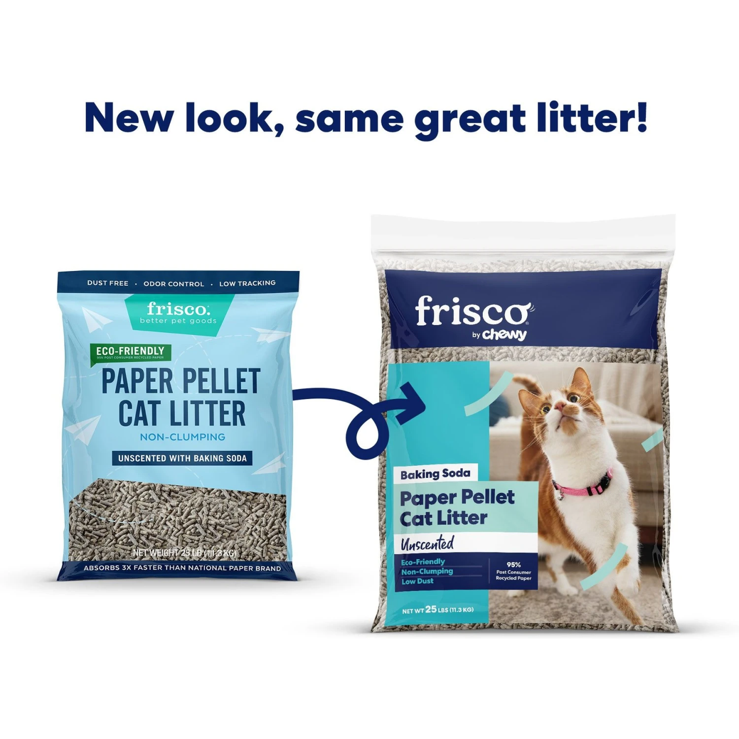Frisco Unscented Non-Clumping Recycled Paper Cat Litter - Image 2