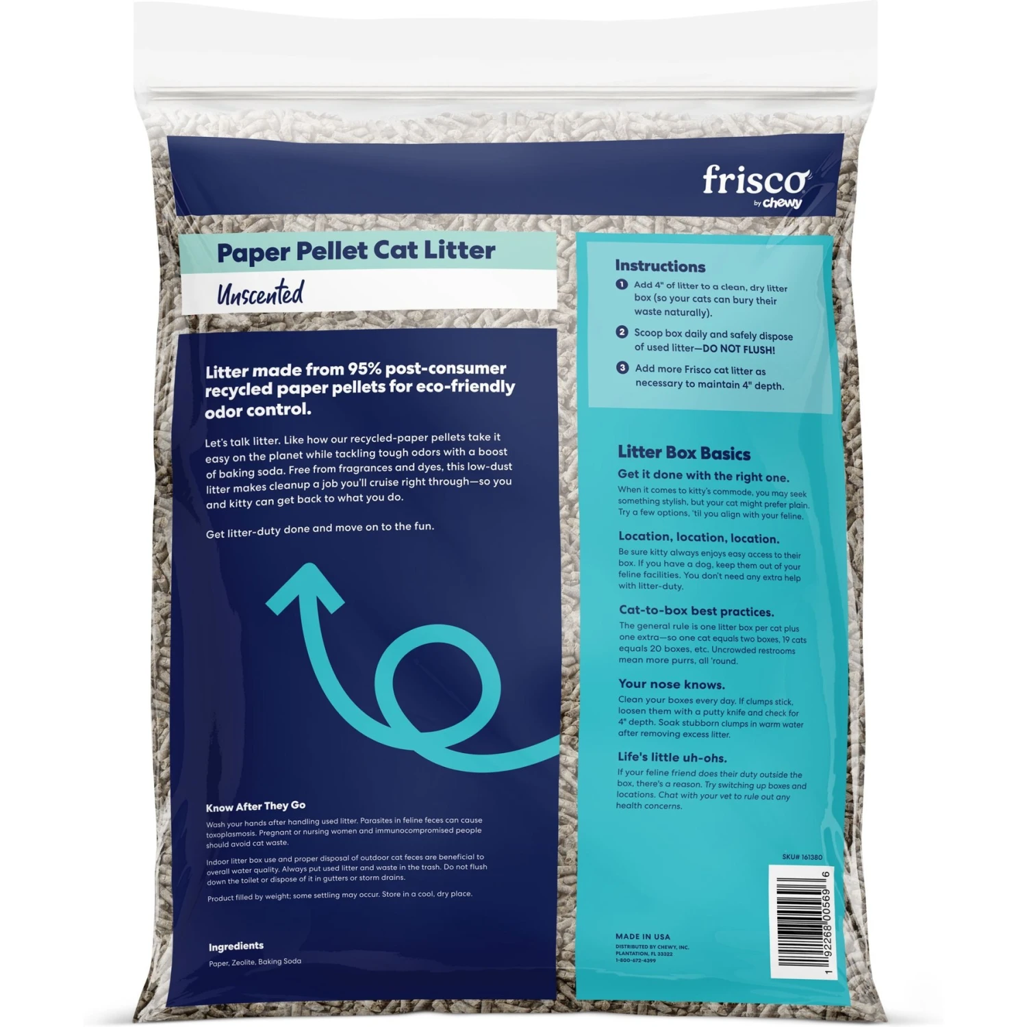 Frisco Unscented Non-Clumping Recycled Paper Cat Litter - Image 3