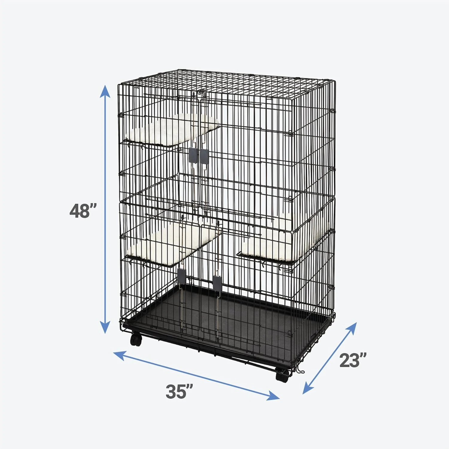 Frisco Collapsible Wire Cat Cage Playpen - Image 2
