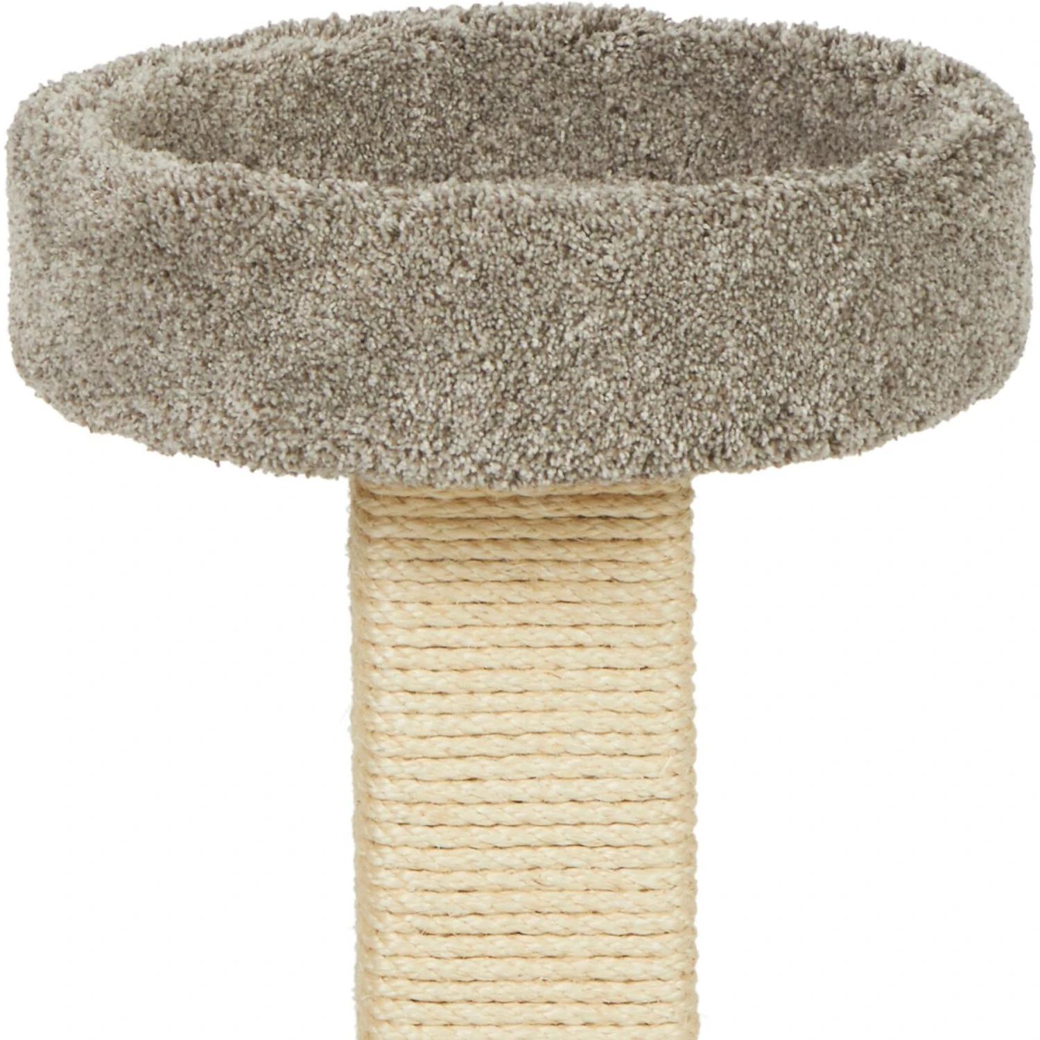 Frisco 32-in Real Carpet Wooden Cat Tree - Image 5