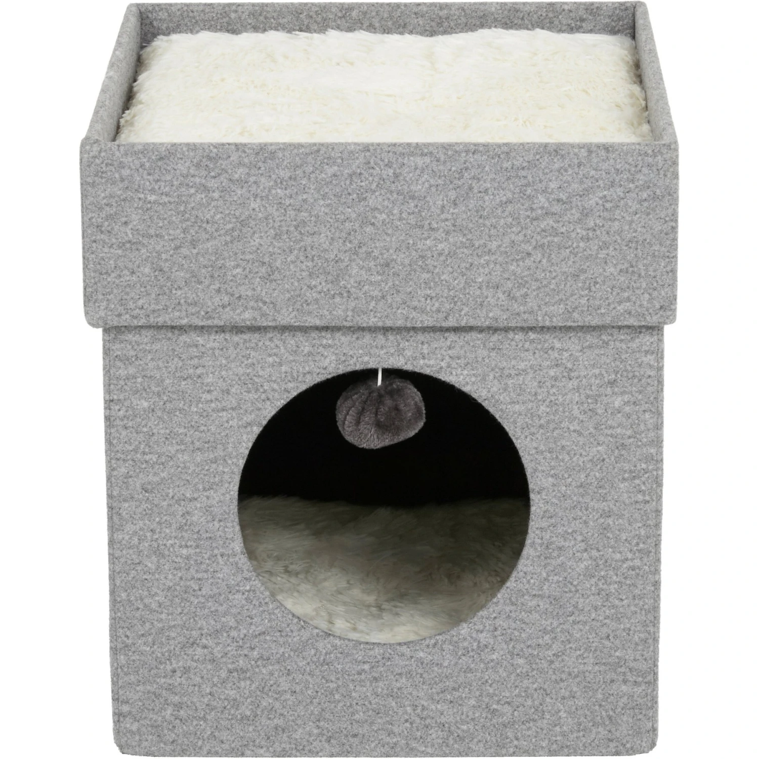 Frisco Single Cube Stackable And Collapsible Cat Condo - Image 4