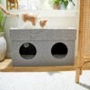 Frisco Double Cube Stackable And Collapsible Cat Condo