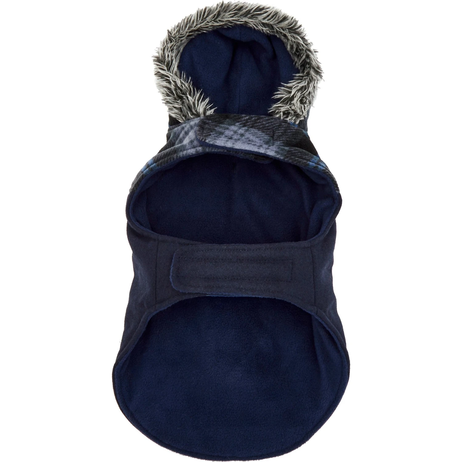 Frisco Plaid Hooded Insulated Dog & Cat Peacoat - Image 4