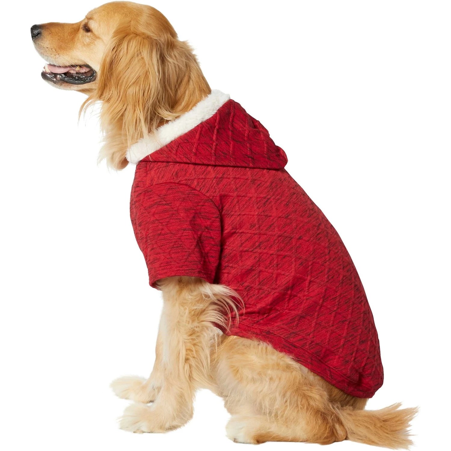 Frisco Textured Knit Dog & Cat Hoodie - Image 3