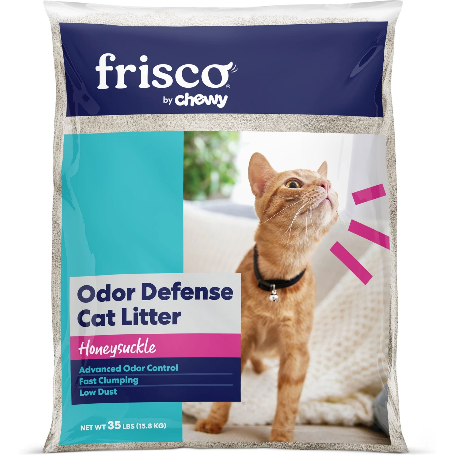 Frisco Odor Defense Honeysuckle Scented Clumping Clay Cat Litter