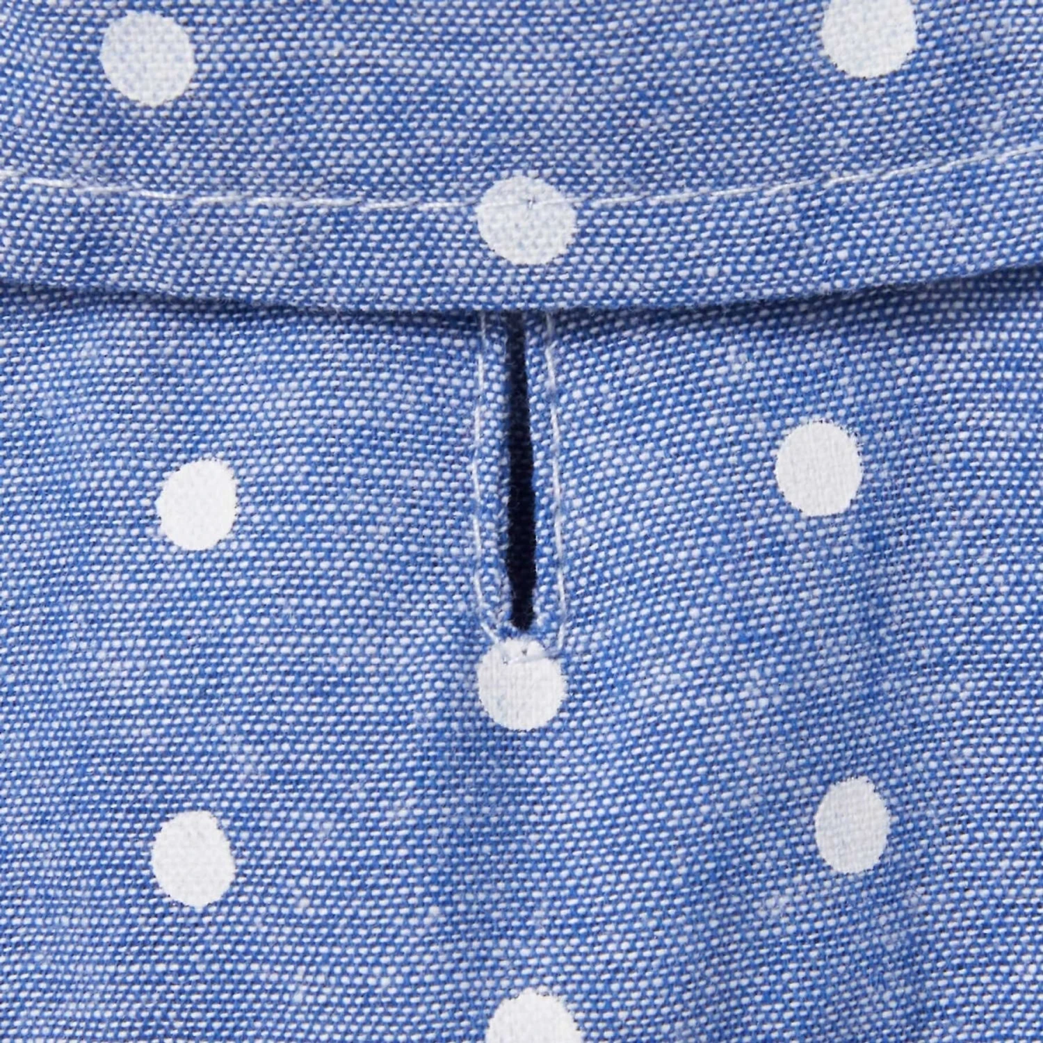 Frisco Polka Dot Chambray Dog & Cat Button Up Shirt - Image 6