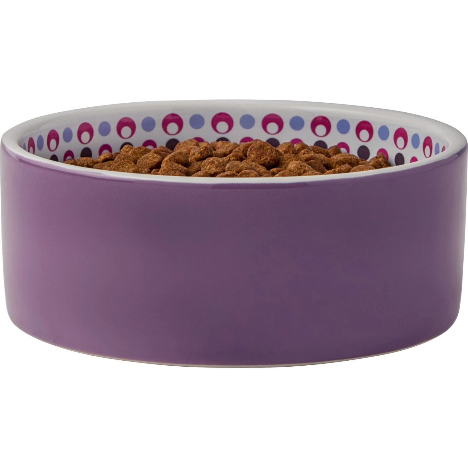 Frisco Kaleidoscope Pattern Non-skid Ceramic Dog & Cat Bowl - Image 4