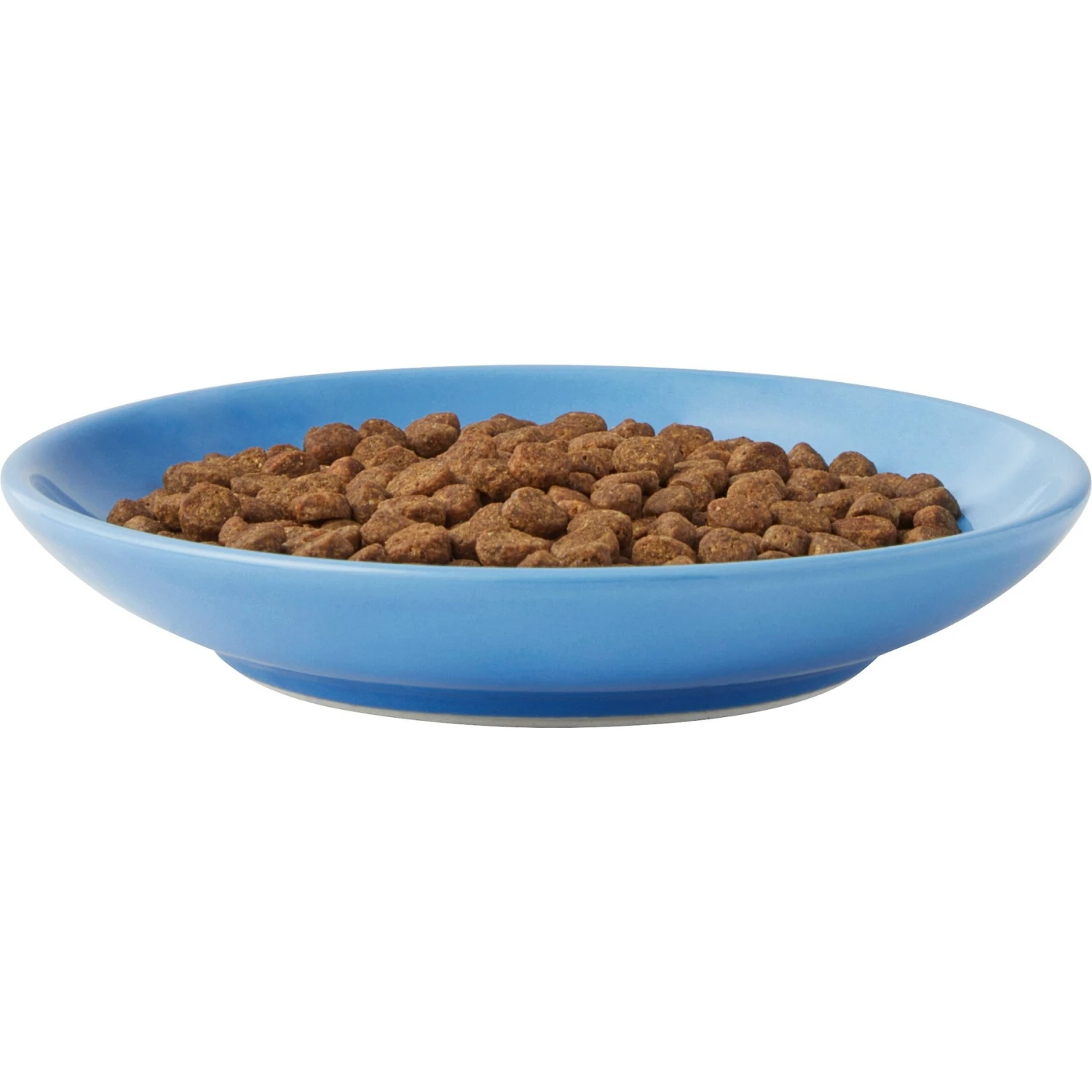 Frisco Cat Face Non-skid Ceramic Cat Dish, Blue - Image 5