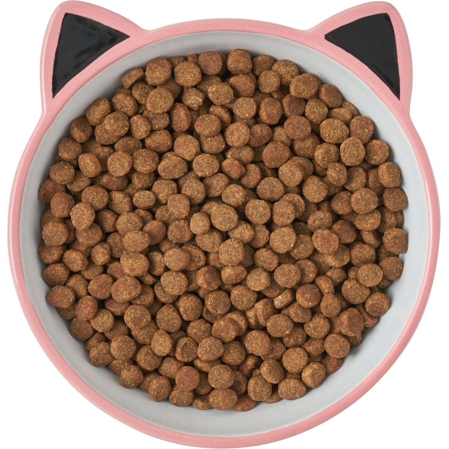 Frisco Cat Face Non-skid Ceramic Cat Bowl, Pink - Image 5
