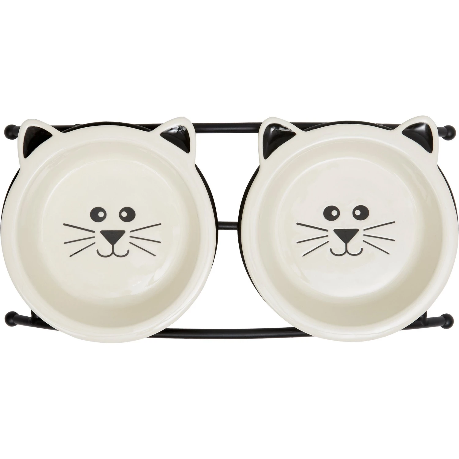 Frisco Cat Face Non-skid Elevated Double Ceramic Cat Bowl - Image 5