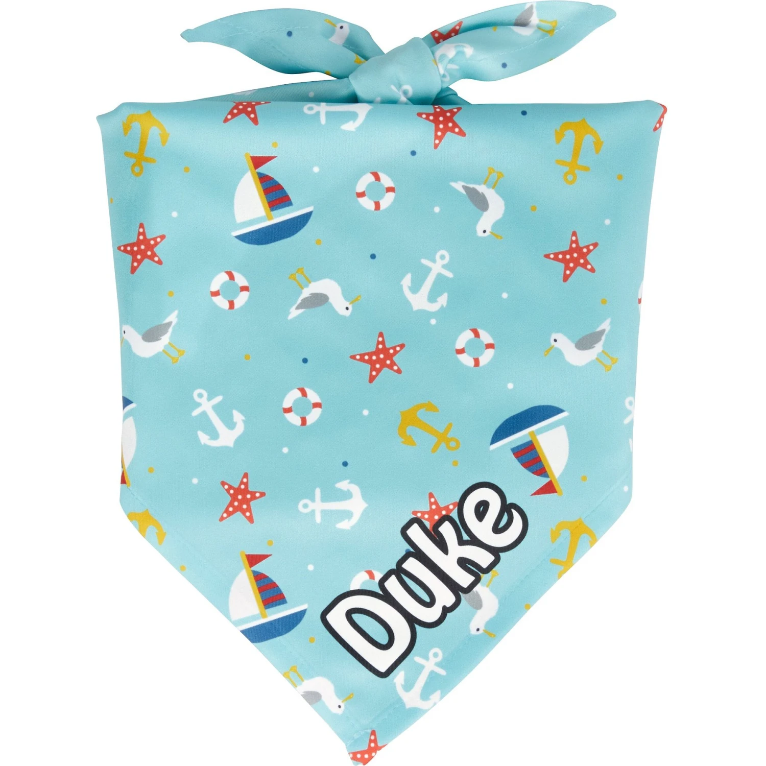 Frisco Nautical Personalized Dog & Cat Bandana