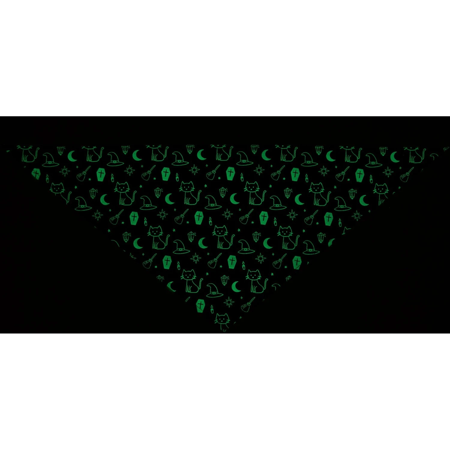 Frisco Glow In The Dark Mystical Print Dog & Cat Bandana - Image 7