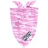 Frisco Pink Camo Personalized Dog & Cat Bandana