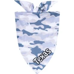 Frisco Gray Camo Personalized Dog & Cat Bandana