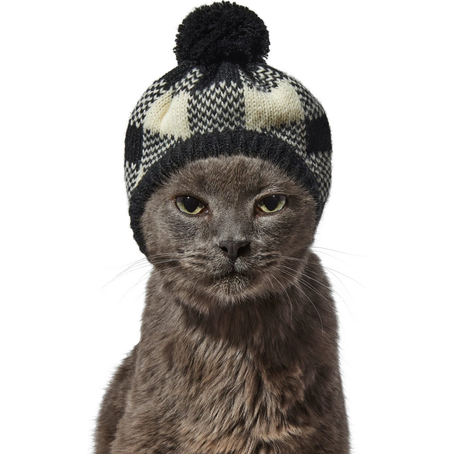 Frisco Plaid Dog & Cat Knitted Hat - Image 4
