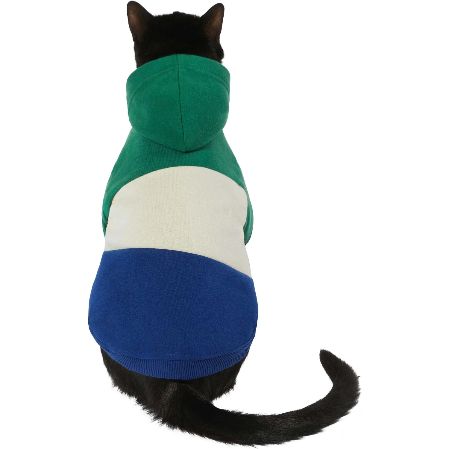 Frisco Colorblock Dog & Cat Hoodie With Sleeves - Image 4