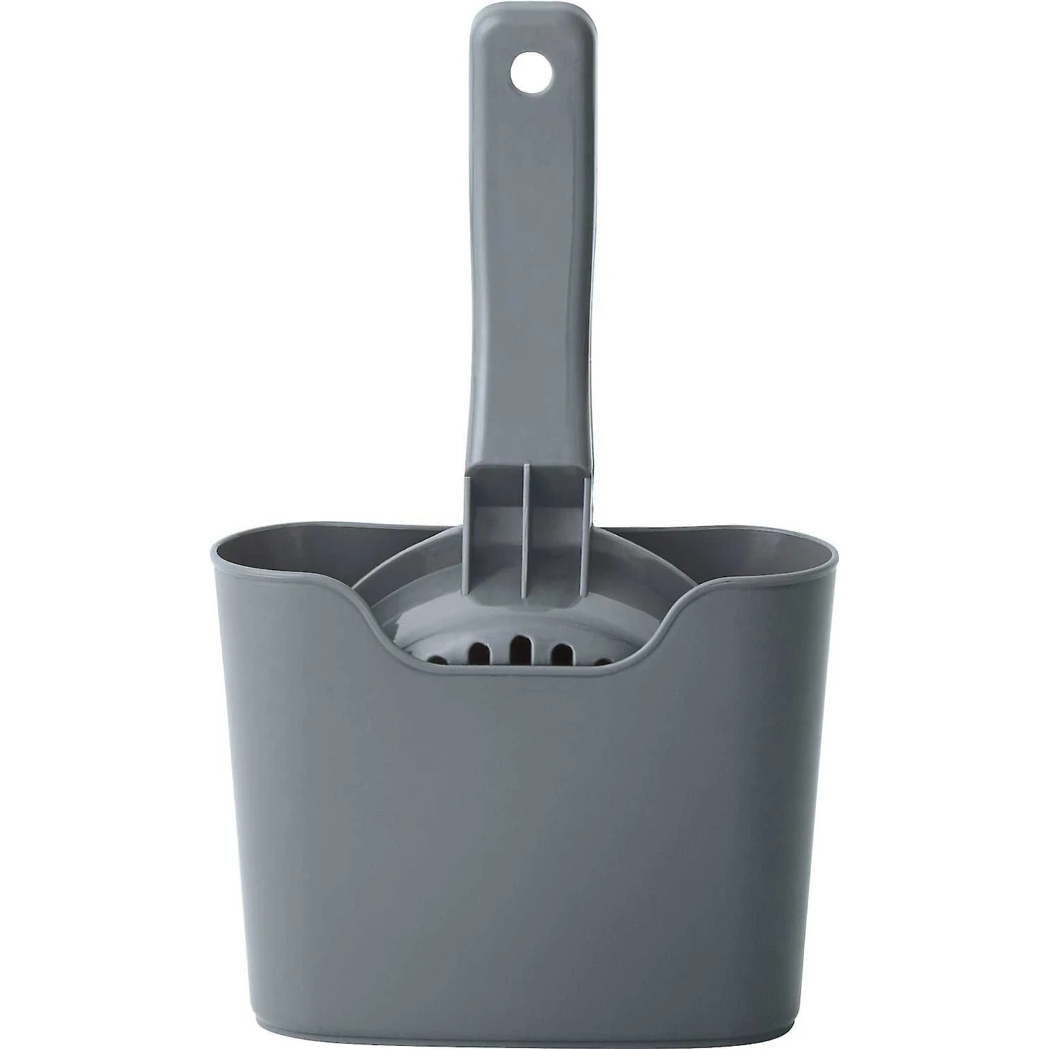 Frisco Plastic Litter Scooper With Caddy & IRIS USA Open Top Litter Box With Scatter Shield - Image 2