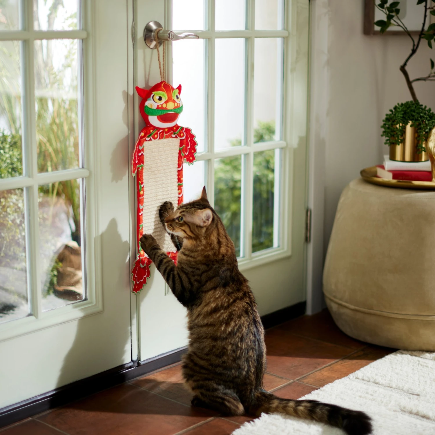 Frisco Lunar New Year Dragon Scratcher Cat Toy - Image 3