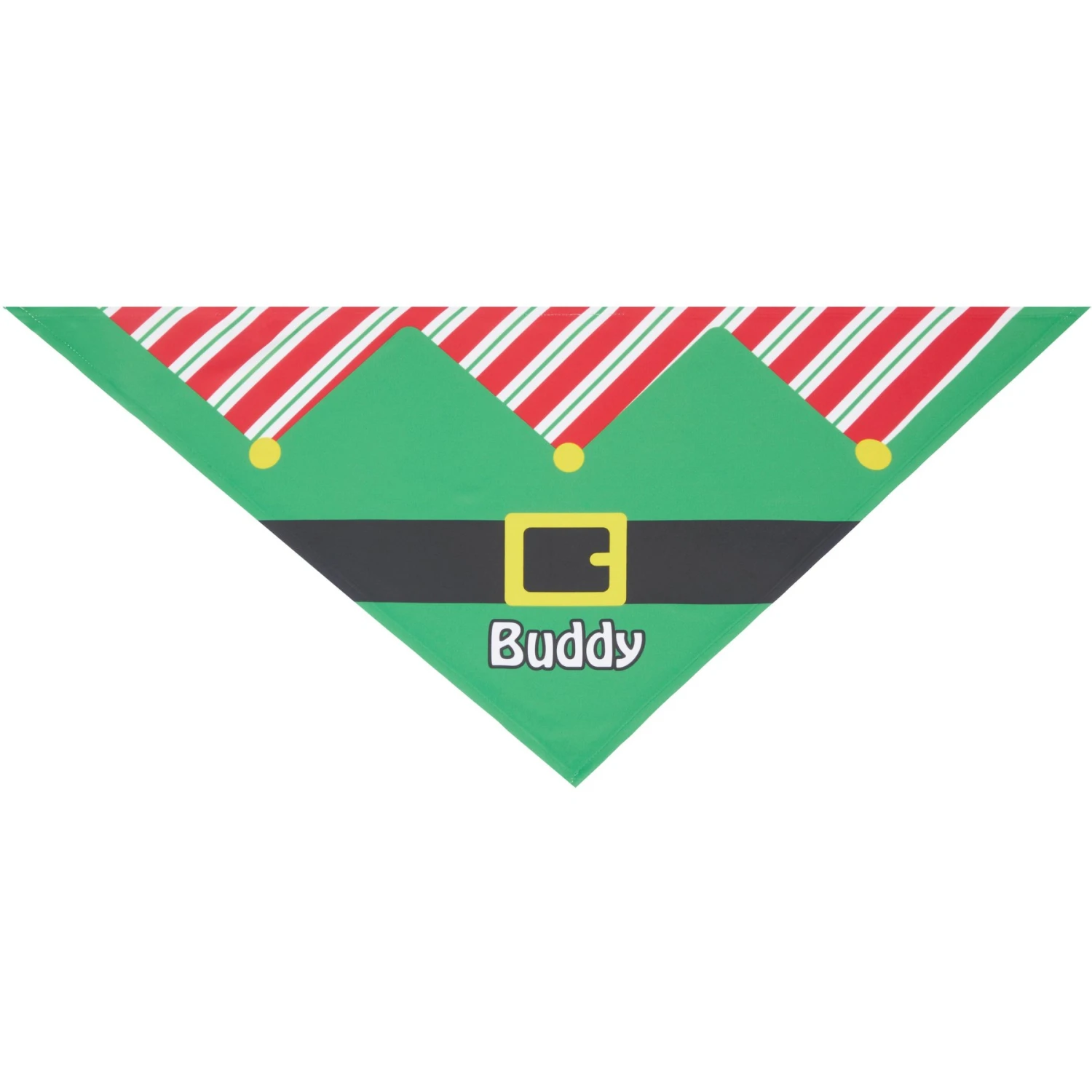 Frisco Santa's Favorite Elf Personalized Dog & Cat Bandana - Image 4