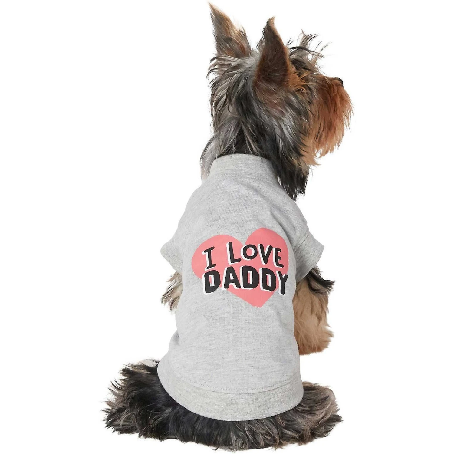 Frisco I Love Daddy Dog & Cat T-Shirt, Gray & Frisco I Love Mommy Dog & Cat T-Shirt - Image 2