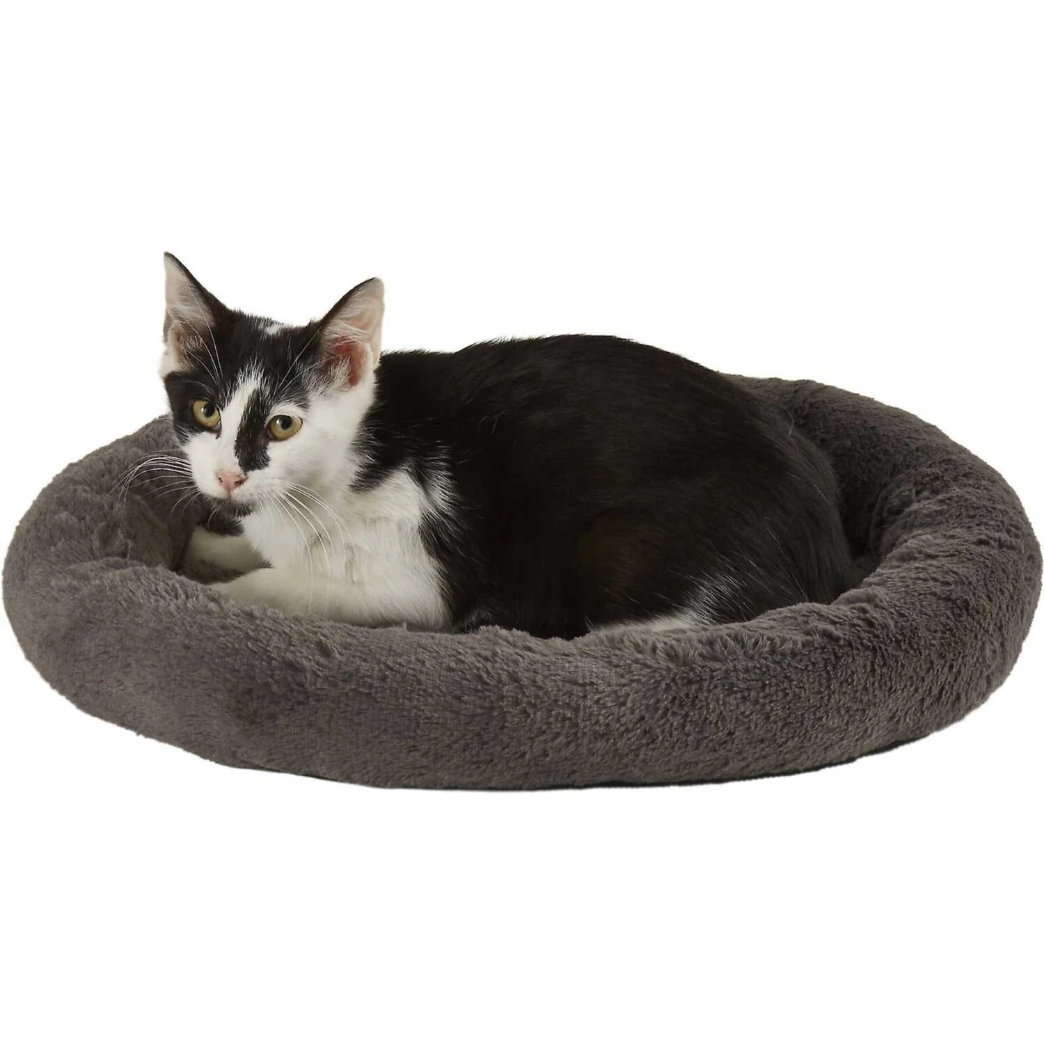Frisco Self Warming Bolster Round Kitten Bed & Frisco Cactus Cat Scratching Post - Image 2