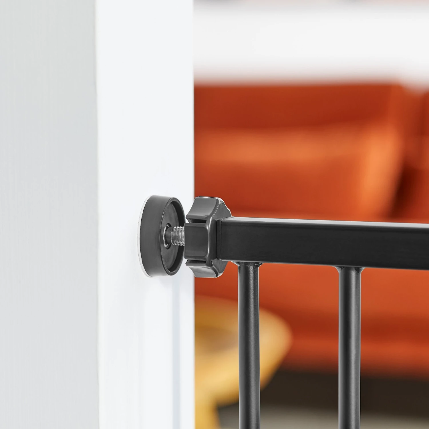 Frisco Wood & Metal Extra Wide Auto-close Dog Gate - Image 4