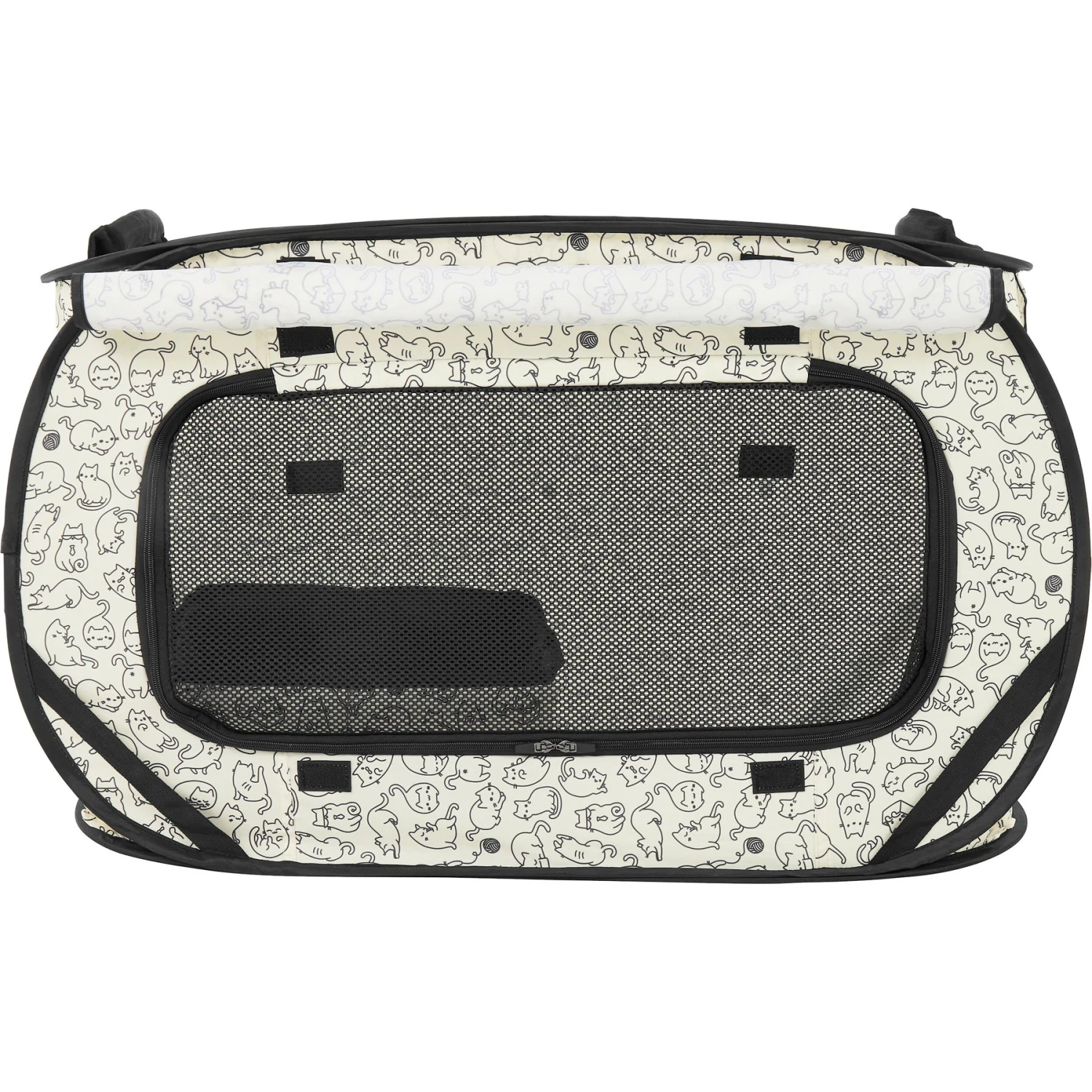 Frisco Collapsible Cat Cage, Litter Box, & Mat - Image 3