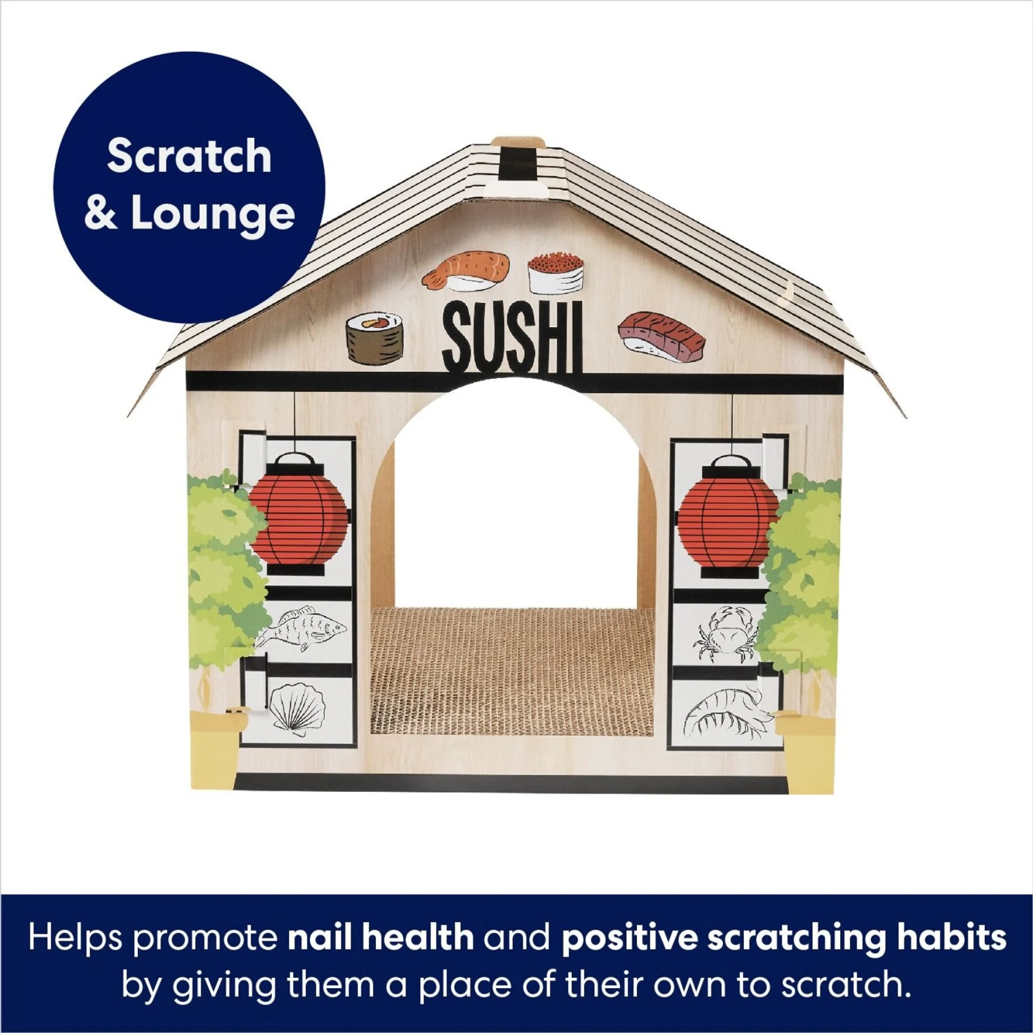 Frisco Sushi Shop Cardboard Cat House - Image 3