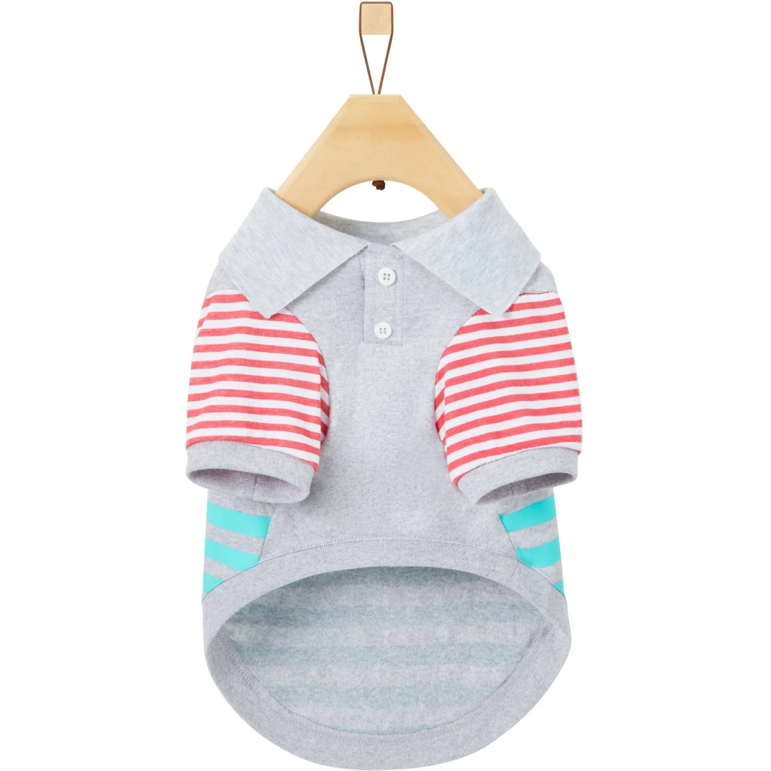 Frisco Striped Polo Dog & Cat Shirt - Image 5