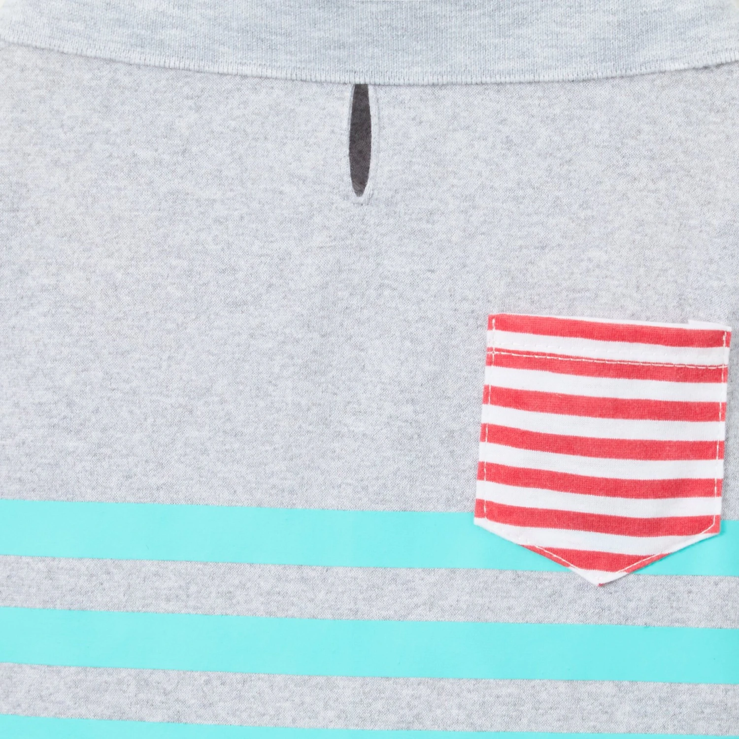 Frisco Striped Polo Dog & Cat Shirt - Image 6