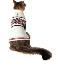 Frisco Geometric Pattern Dog & Cat Sweater