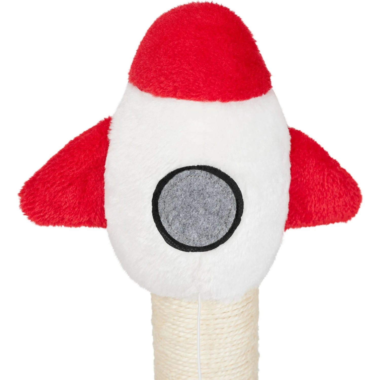 Frisco Rocket Ship 23" Sisal Cat Scratching Post With Play Base - Image 3