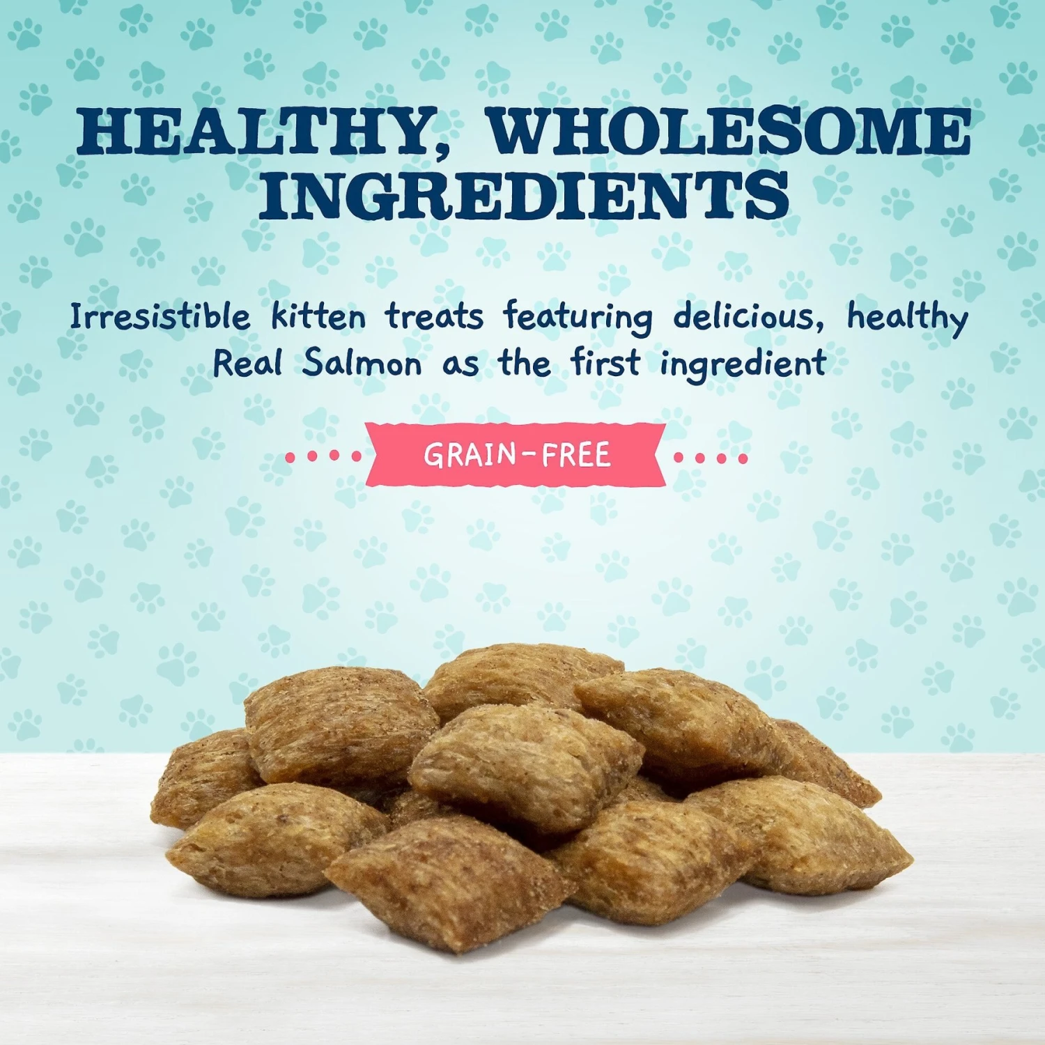 Blue Buffalo Baby Blue Savory Salmon Kitten Treats, 2-oz Bag & Frisco Bird With Feathers Teaser Wand Cat Toy With Catnip - Image 4