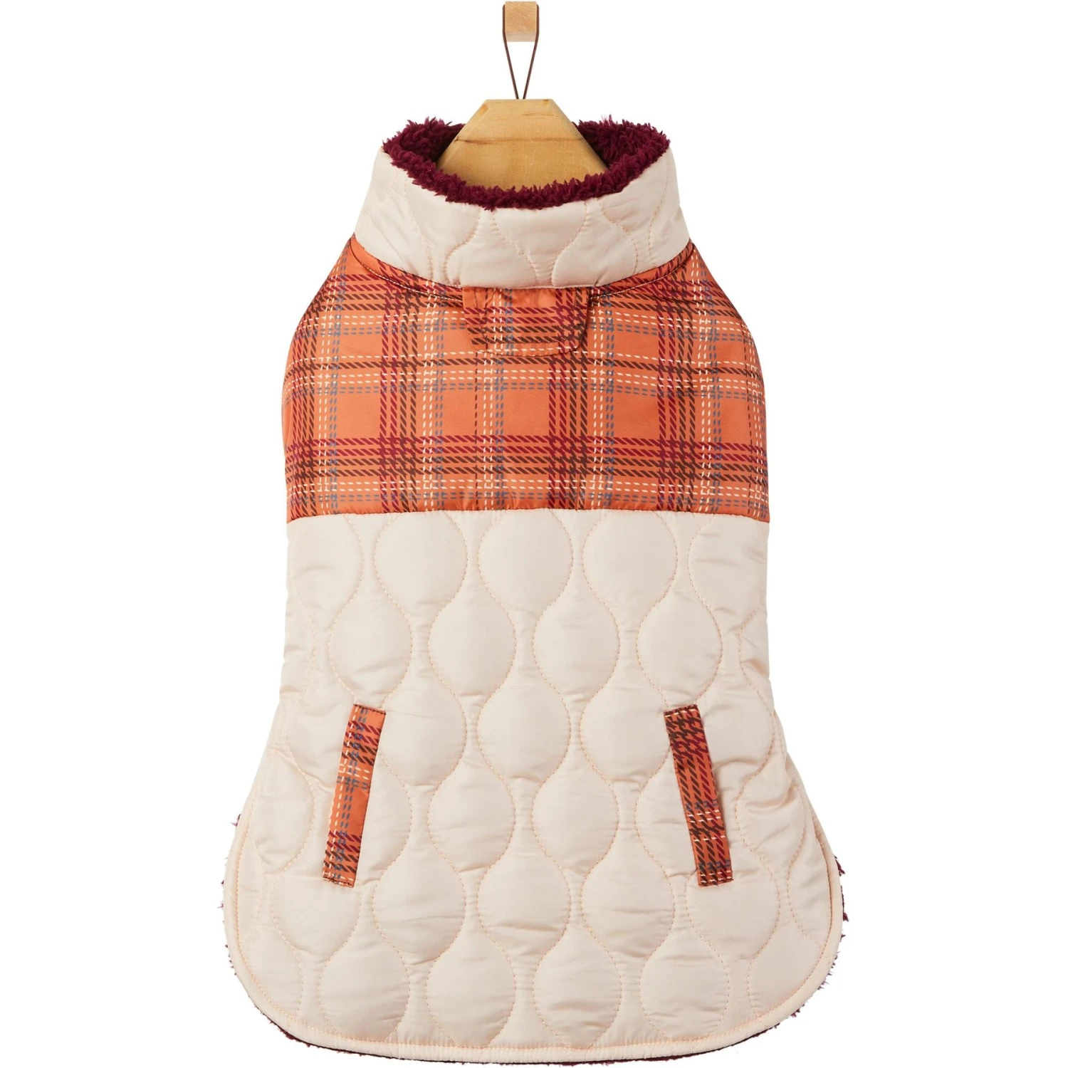 Frisco Medium Weight Fall Plaid Dog & Cat Coat - Image 3