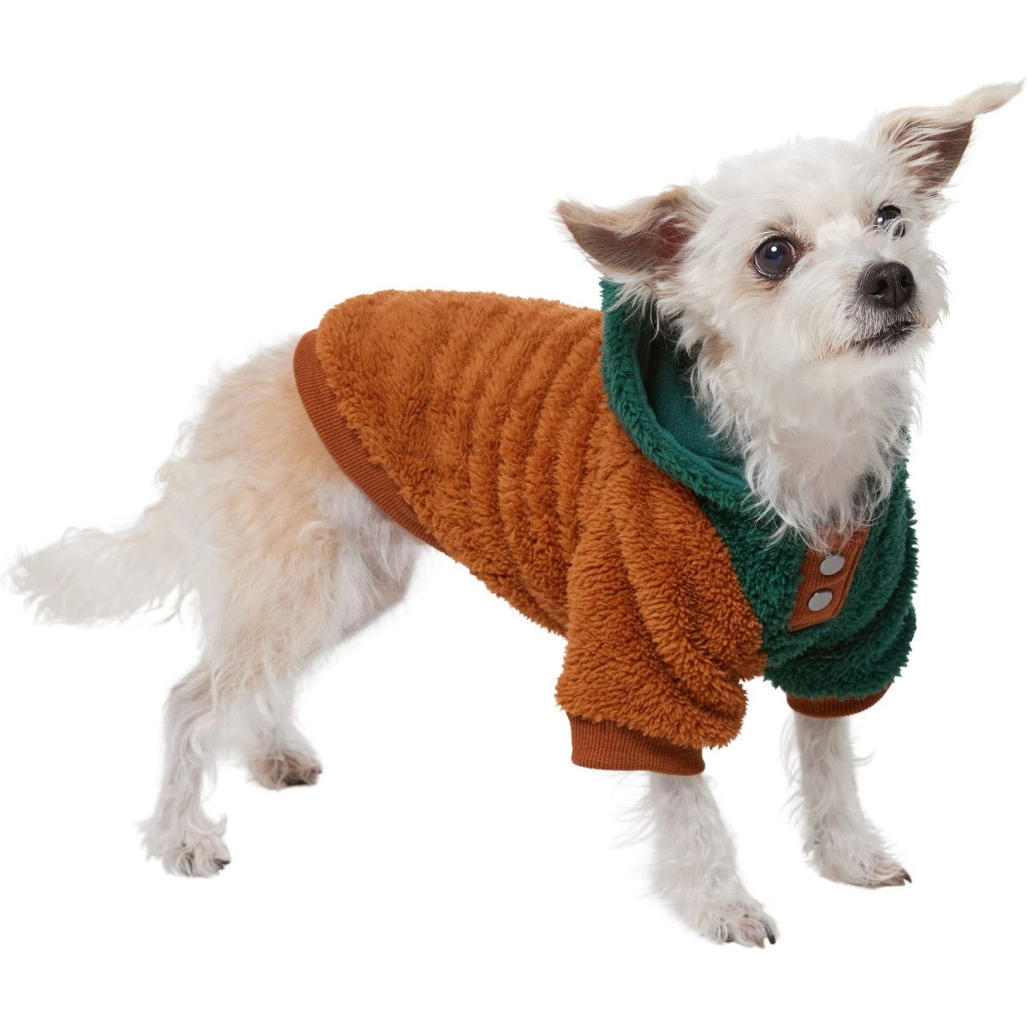 Frisco 2-Tone Colorblock Fleece Dog & Cat Hoodie - Image 3