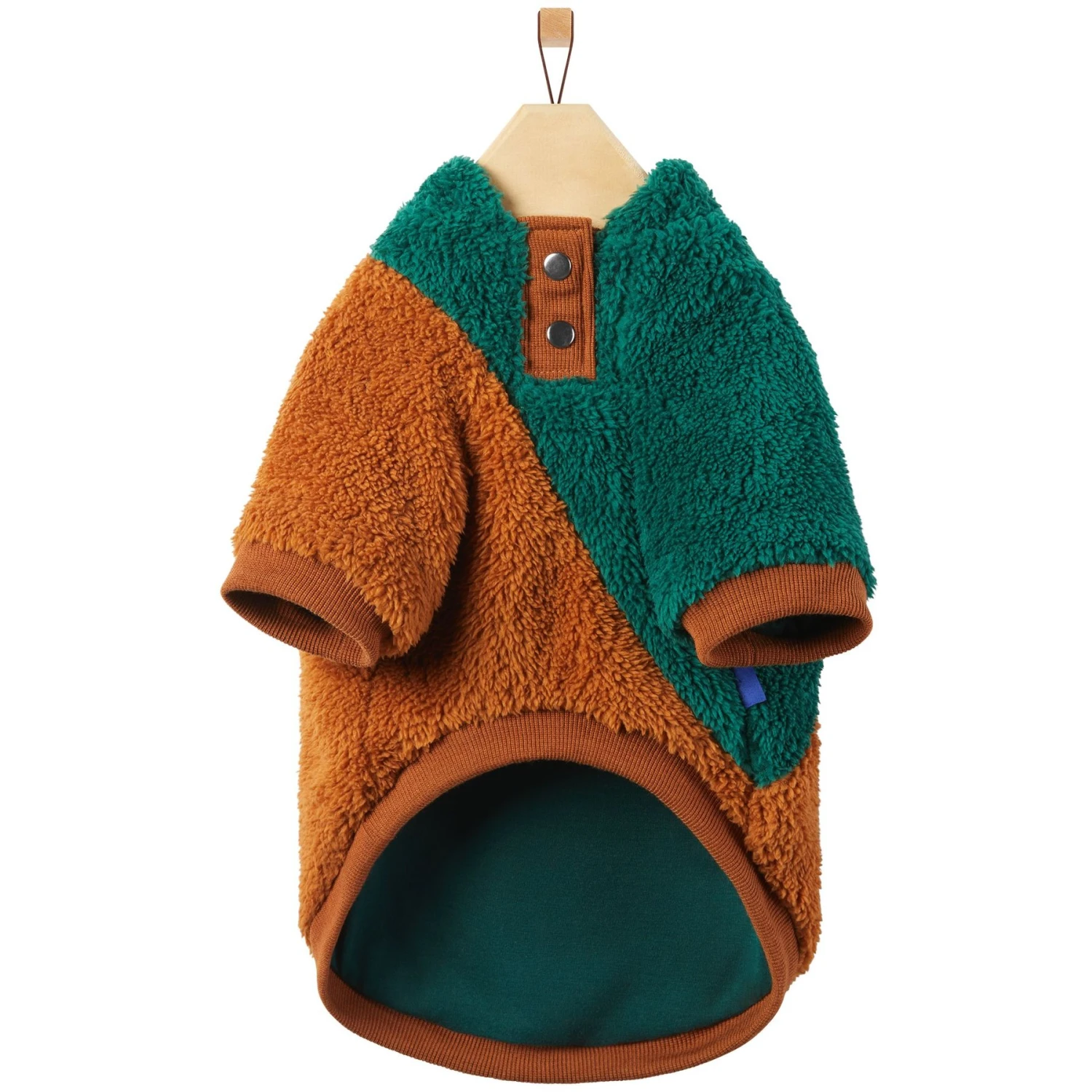 Frisco 2-Tone Colorblock Fleece Dog & Cat Hoodie - Image 5