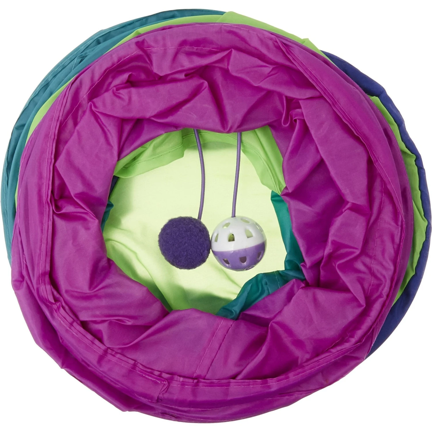 Frisco Foldable Play Tri-Tunnel Cat Toy & Frisco Butterfly Cat Tracks Cat Toy - Image 4